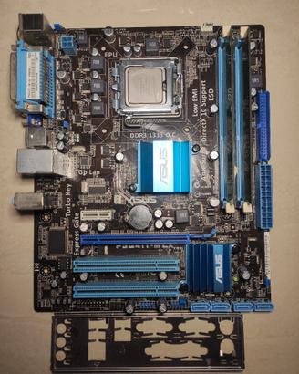 Sceda madre Asus P5G41T-M LX LGA775 + CPU e RAM