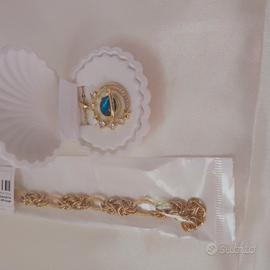 Parure Stainless Steel Placcato Oro Giallo Cosmo