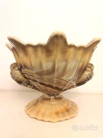 Vaso Art Déco in vetro di Abel Zagreb, 1930