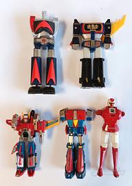 Lotto robot giocattoli vintage Trider G7 Danguard 