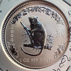 1 dollaro 2004 PROOF Australia argento 1 ONCIA.