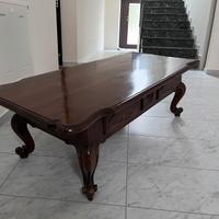 Tavolino Classico Basso Restaurato Lxpxh 136x62x44