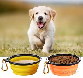 Ciotola Pieghevole in Silicone portatile Viaggi