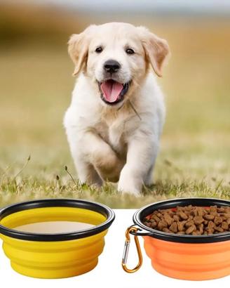 Ciotola Pieghevole in Silicone portatile Viaggi