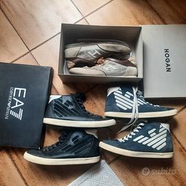 3.PAIA SCARPE ARMANI UOMO N 42 E UN PAIO HOGAN N42
