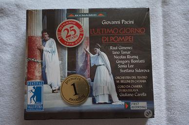 lirica L'ultimo giorno di pompei - Pacini box