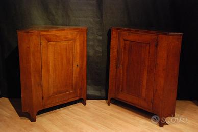 Coppia Cantonale in Noce LUIGI XVI Angoliera 1774