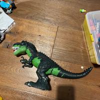 Dinosauro che cammina e ruggisce