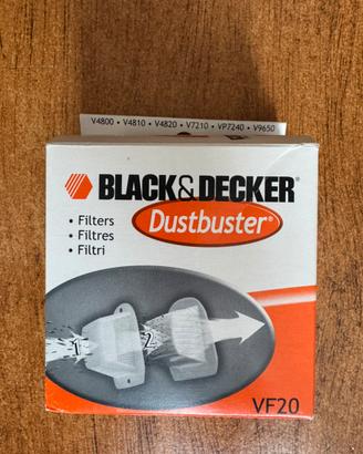 Filtri VF20 per Black & Decker Dustbuster