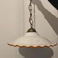 Lampadario in ceramica fatto a mano
