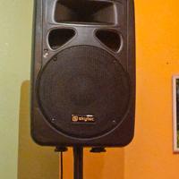 impianto audio caraoche