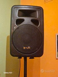 impianto audio caraoche