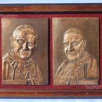 Giovanni xxiii giovanni paolo ii bronzo