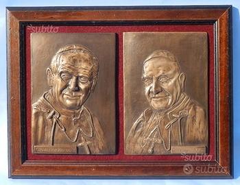 Giovanni xxiii giovanni paolo ii bronzo