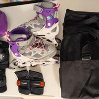 Roller bambina+accessori