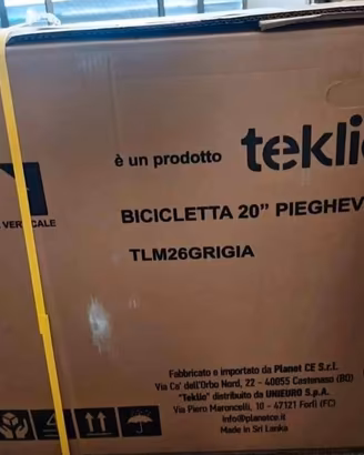 Bicicletta pieghevole nuova