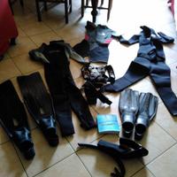 Attrezzatura per apnea donna