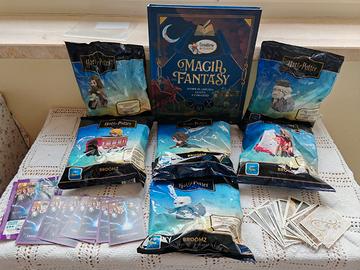 harry potter/ personaggi euro spin/ libro/ card /