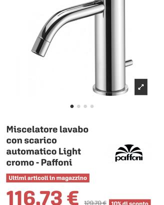 Miscelatore lavabo/ bidet paffoni