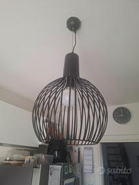 Lampadario Design Moderno Nero – Come Nuovo