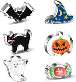 Set di 6 Formine per Biscotti Halloween