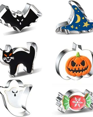 Set di 6 Formine per Biscotti Halloween