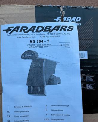 Barre portatutto FARAD per Peugeot 3008 e 5008