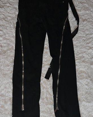 Rick owens Type jeans bolan zip flared