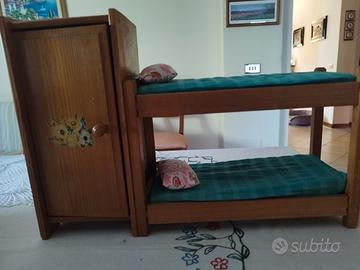 Letto a castello per bambole
