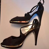 Open toe tacco e plateau