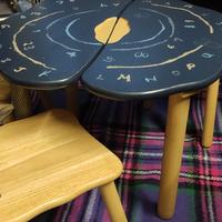 Tavolo e 3 sedie per bambini