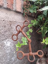 Antico morso da cavallo primi  800 con caveze