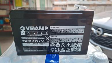 Batteria al piombo Velamp 12V 7Ah - Nuova