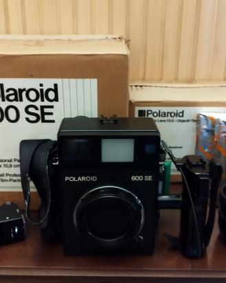 Polaroid 600SE + Mamiya 75mm + Mirino CON SCATOLE