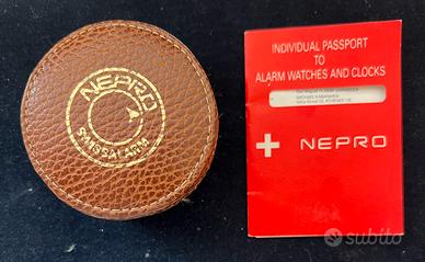 Orologio viaggio Nepro Swissalarm vintage