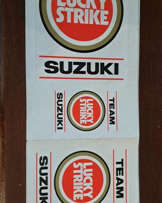 adesivi Lucky strike  suzuki