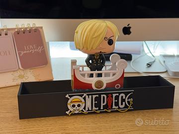 Sanji + espositore per funko uovo kinder one piece