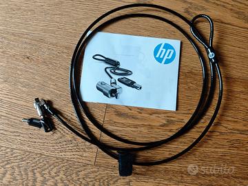 Lucchetto Cavo Antifurto HP per Laptop e PC -NUOVO