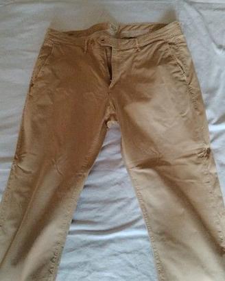 pantaloni uomo tg 36 beige