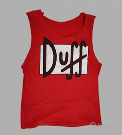 Canotta Vintage "Duff Beer" - I Simpson - Taglia S
