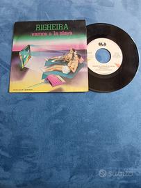 Disco 45 giri  Righeira "Vamos a la playa"