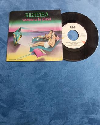 Disco 45 giri  Righeira "Vamos a la playa"