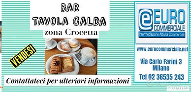 631/19 BAR T. CALDA di mq 90 in zona Crocetta