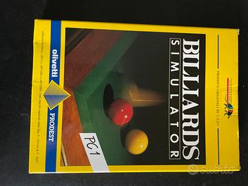 Game Billiards simulator x Olivetti pc1 Prodest