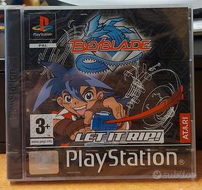 BAYBLADE LET IT RIP PS1 ITALIANO NUOVO MAI APERTO