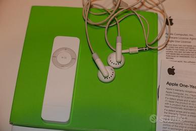 LETTORE MP3 APPLE IPOD SHUFFLE 1ª GENERAZIONE 512M
