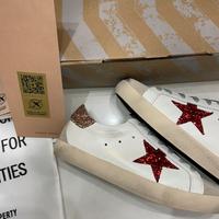 Golden goose super star glitter 39