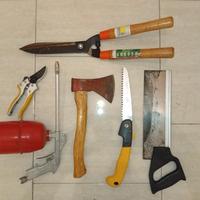 set utensìli per giardinaggio