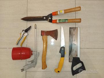 set utensìli per giardinaggio