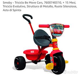 Triciclo Cars Saetta Mcqueen